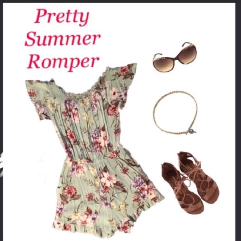 🌿Pretty Summer Romper